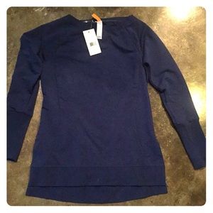 NWT Lucy Navy Long Sleeve Sweatshirt - Size S